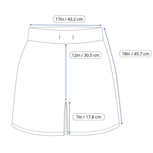 GAP Pull On Shorts Mens L Blue Chino Summer Casual - Picture 3 of 9